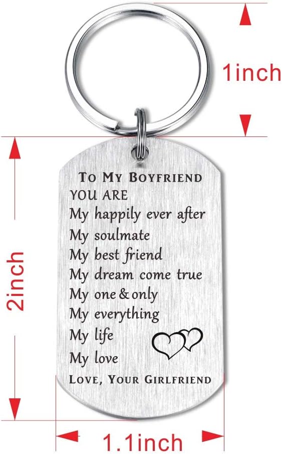 Anniversary Keychain Gift for Couples - Meaningful Keepsake