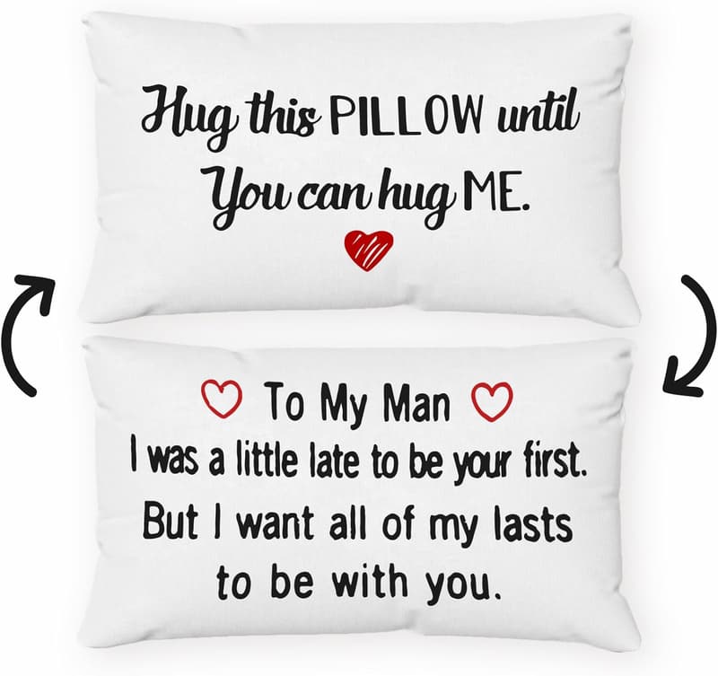 Long Distance Relationship Pillow Case - Funny Gift for Couples
