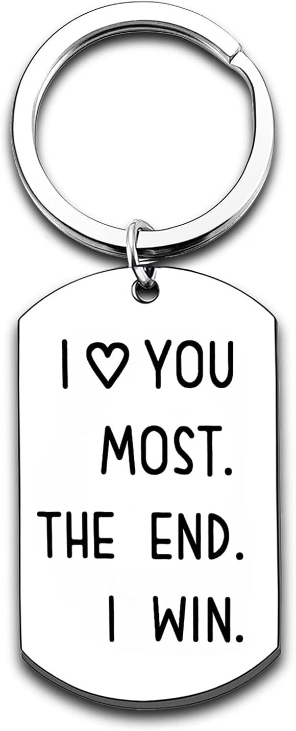 Anniversary Keychain Set for Couples - Perfect Birthday Gifts