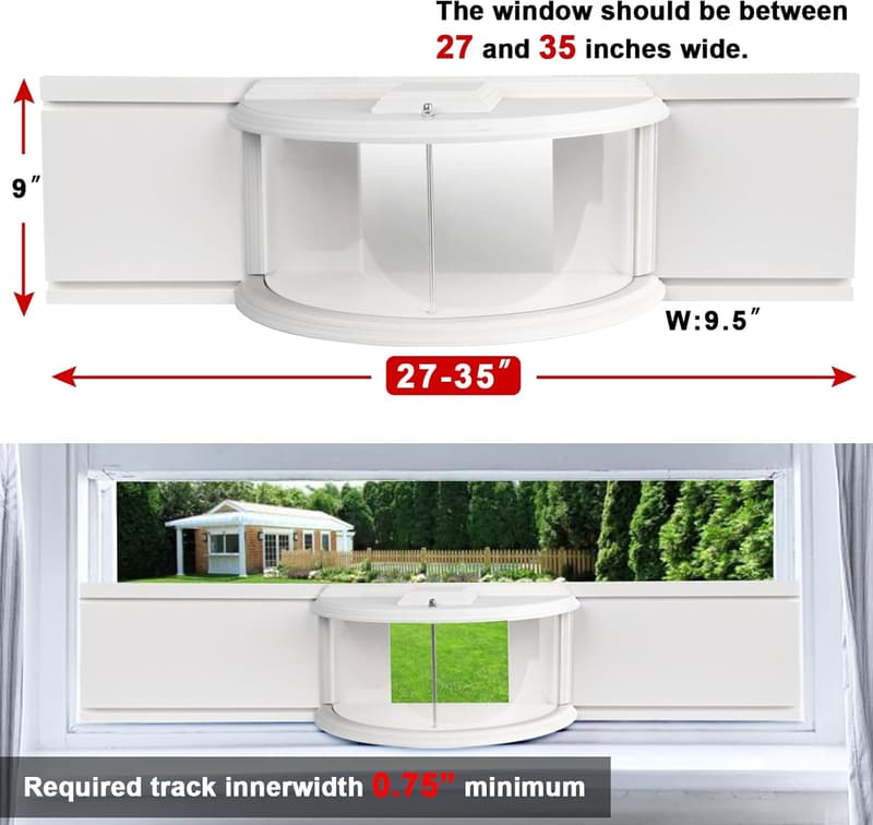 Clear View Window Bird Feeder - Fits 27-35