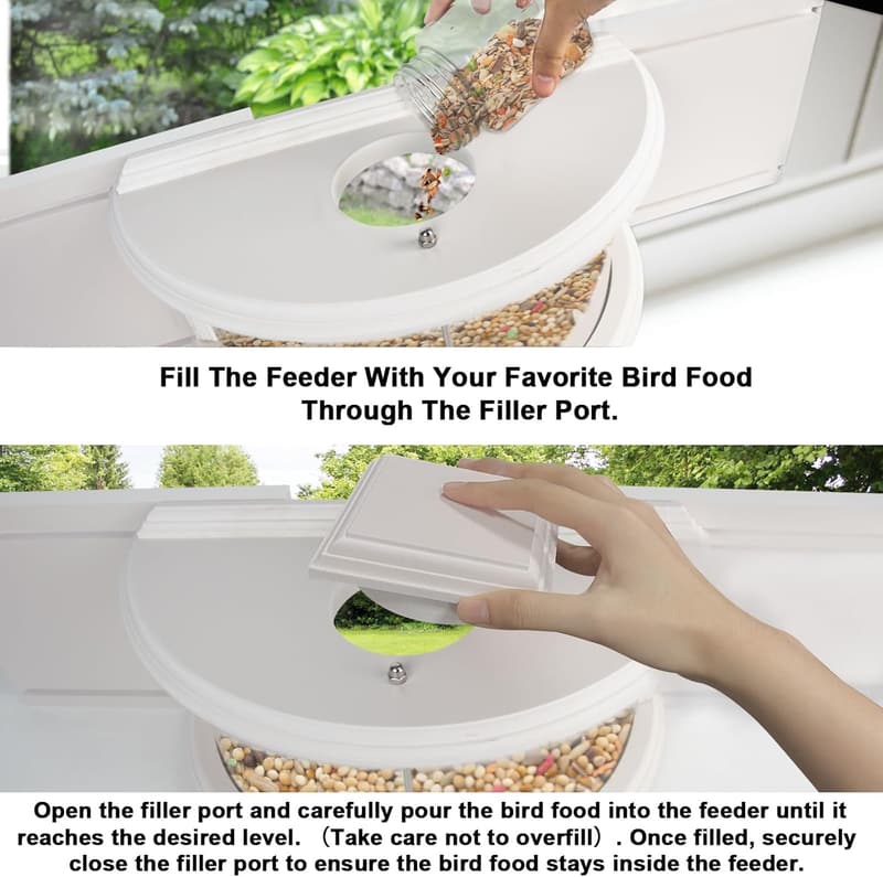 Clear View Window Bird Feeder - Fits 27-35