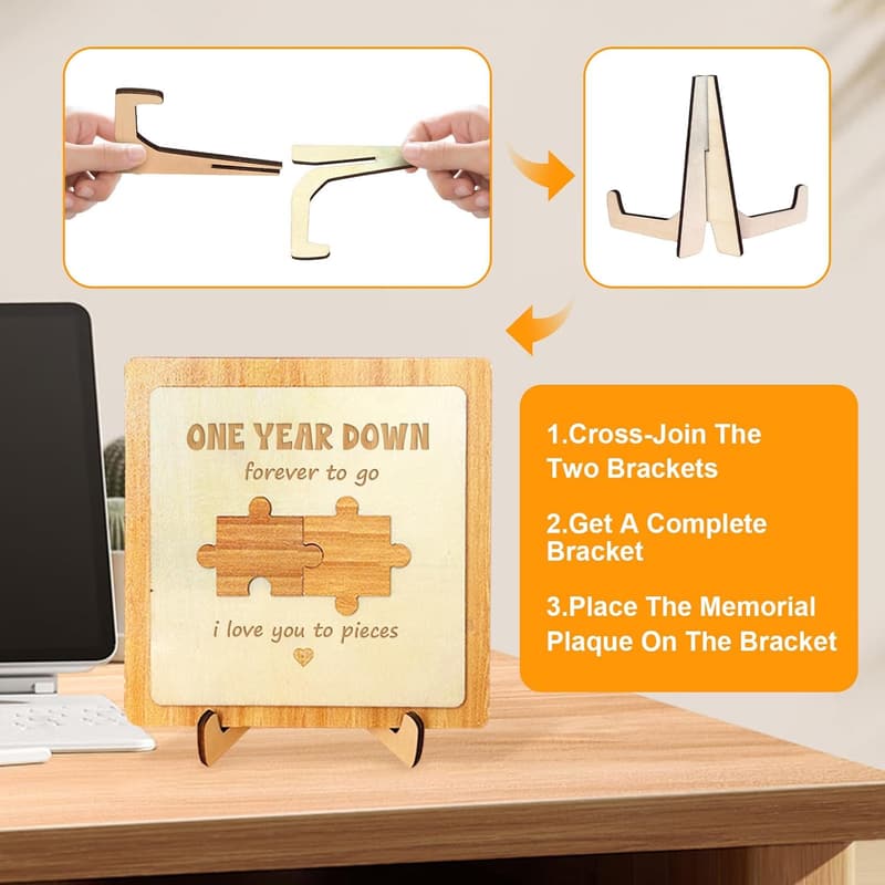 1st Anniversary Rustic Wooden Gifts for Couples