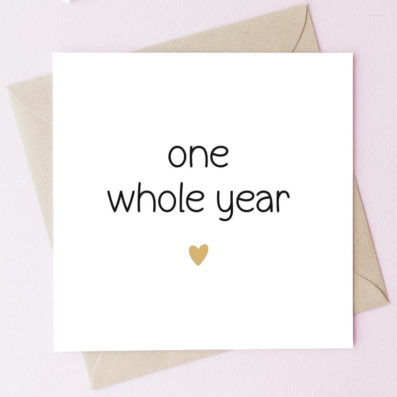 Happy Anniversary Card for Best Friend - Gift for Couples