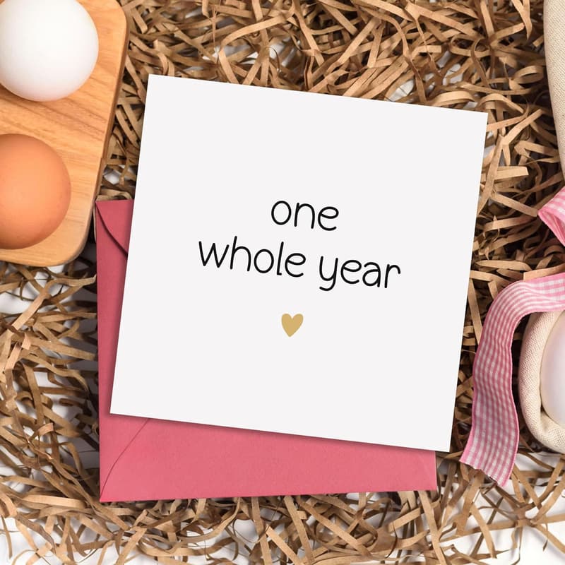 Happy Anniversary Card for Best Friend - Gift for Couples