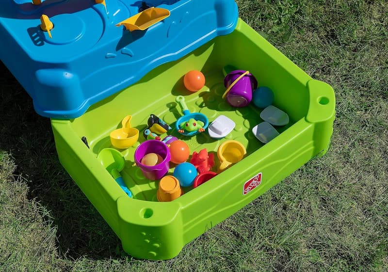 Summer Water Table Playset with Umbrella & Accessories for Toddlers