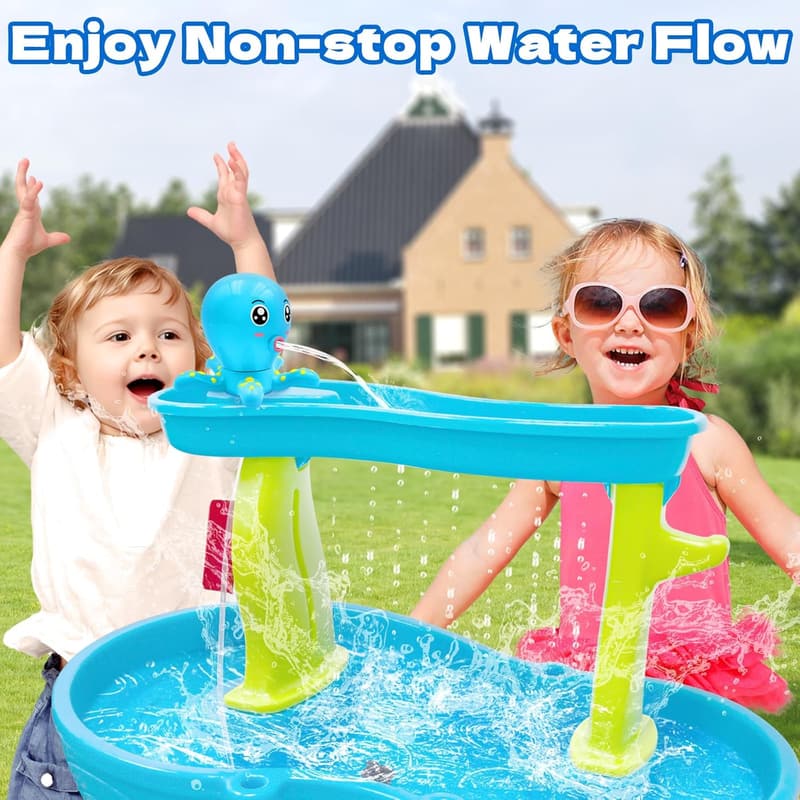 Battery-Powered Octopus Water Pump for Outdoor Play