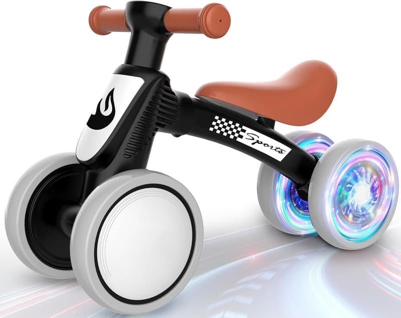 Colorful Toddler Balance Bike for 1-Year-Old Boys