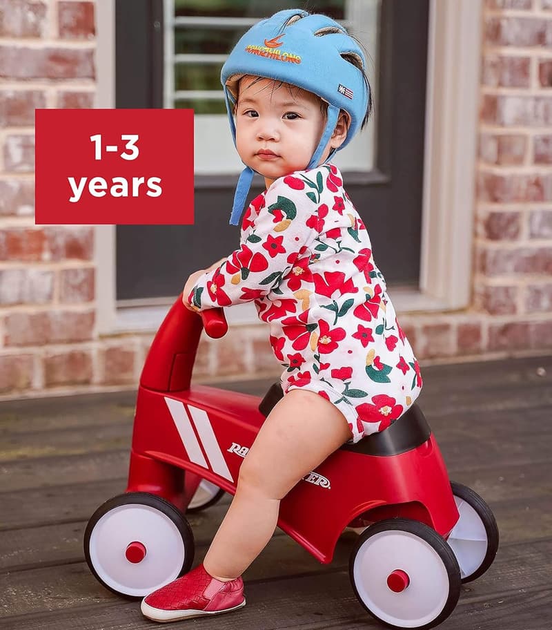 Toddler Ride-On Toy, Red Scooter for Ages 1-3