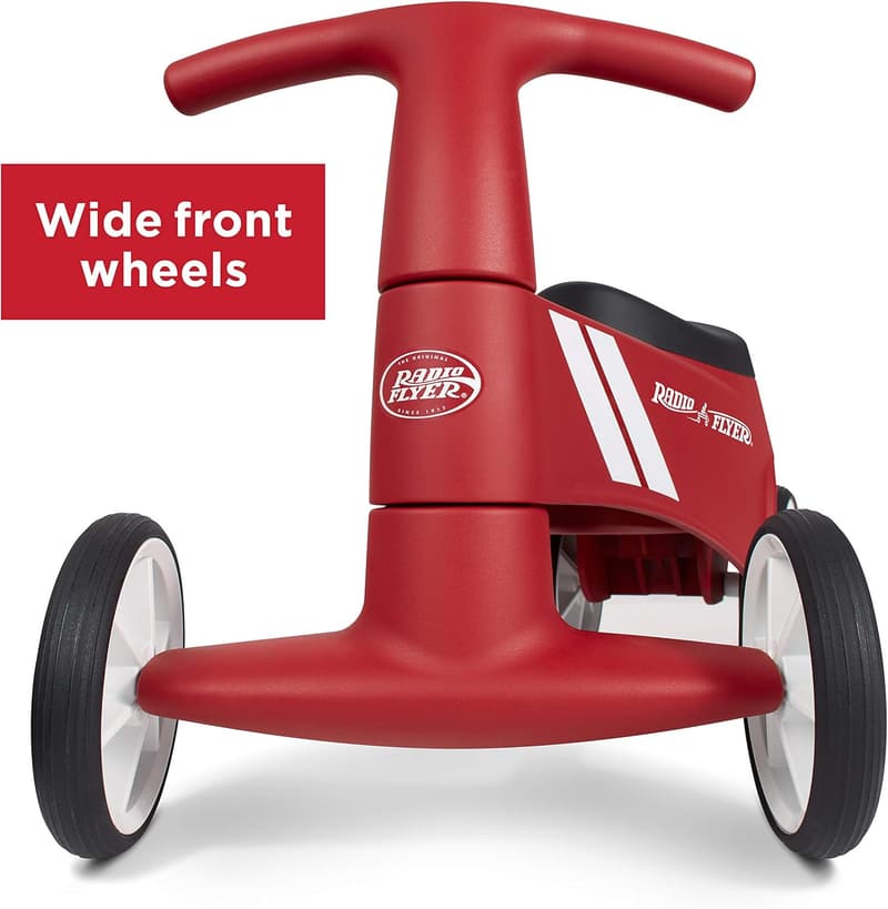 Toddler Ride-On Toy, Red Scooter for Ages 1-3