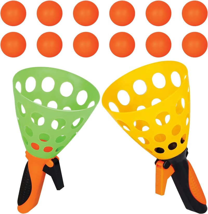 Outdoor Pop and Catch Ball Game Set for Kids 4-12 Years