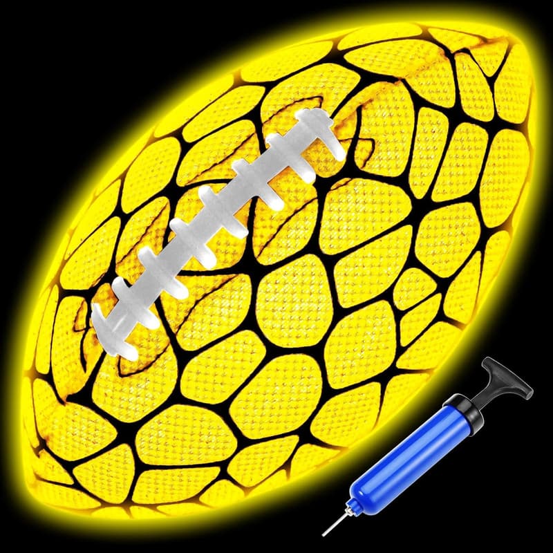 Glow in The Dark Football Toy - Strong Grip, Ideal for Kids 6-13+