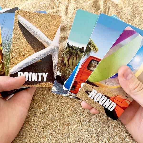 Beach Edition Find and Seek Scavenger Hunt Card Game for Kids