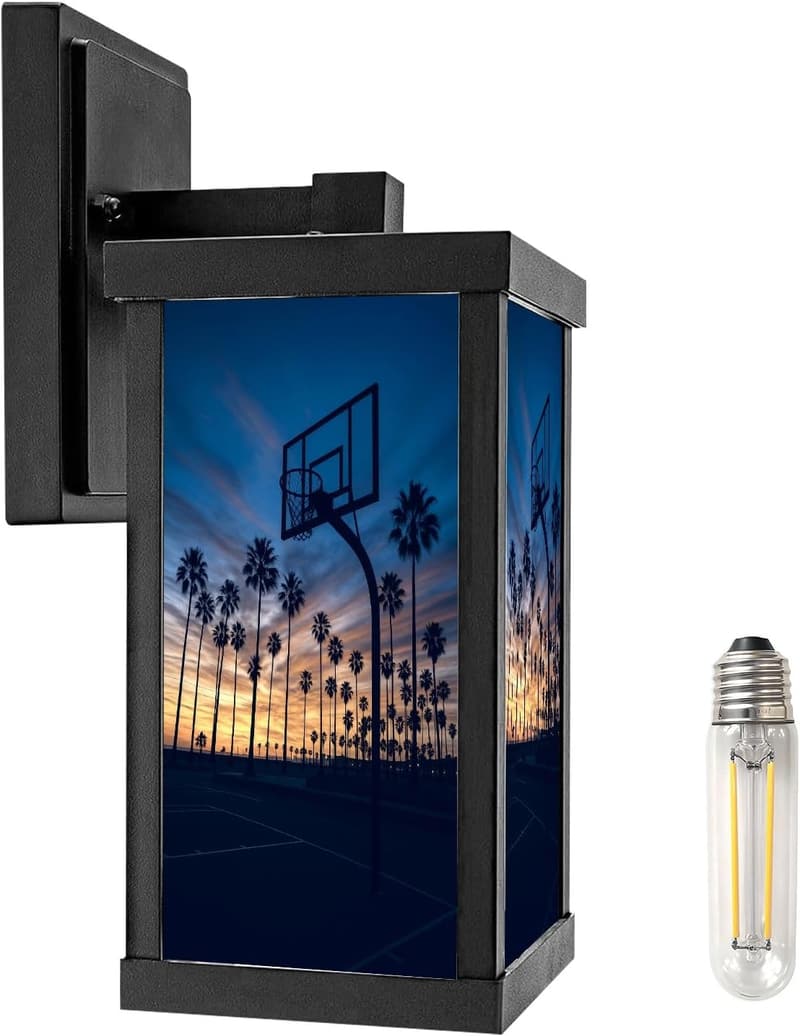 Waterproof Outdoor Wall Sconce for Basketball Court & Patio