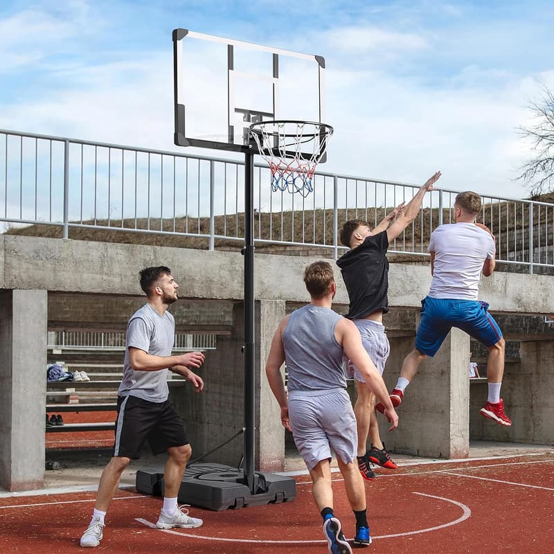 Adjustable Portable Basketball Hoop with 44
