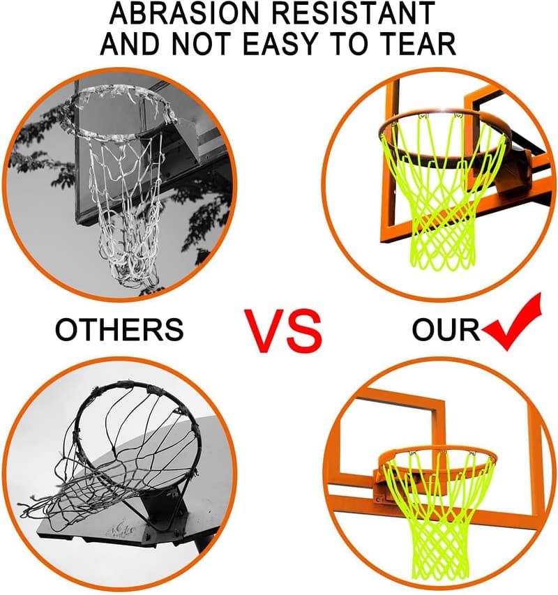 Portable Solar-Powered Glow Basketball Net
