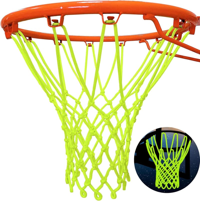 Portable Solar-Powered Glow Basketball Net