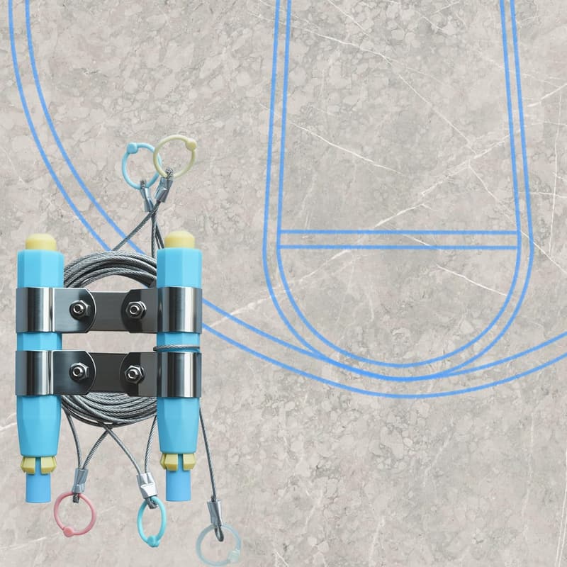 Portable Basketball Court Marking Kit - Eco-Friendly & Durable
