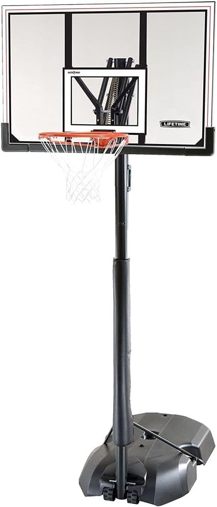 Portable Basketball System with 50