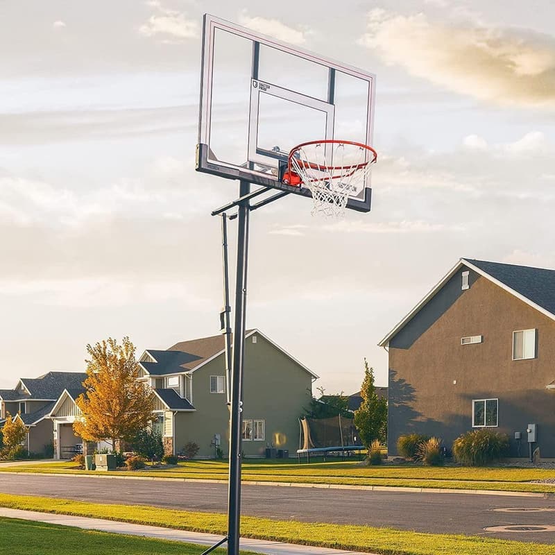 Portable Basketball System with 50
