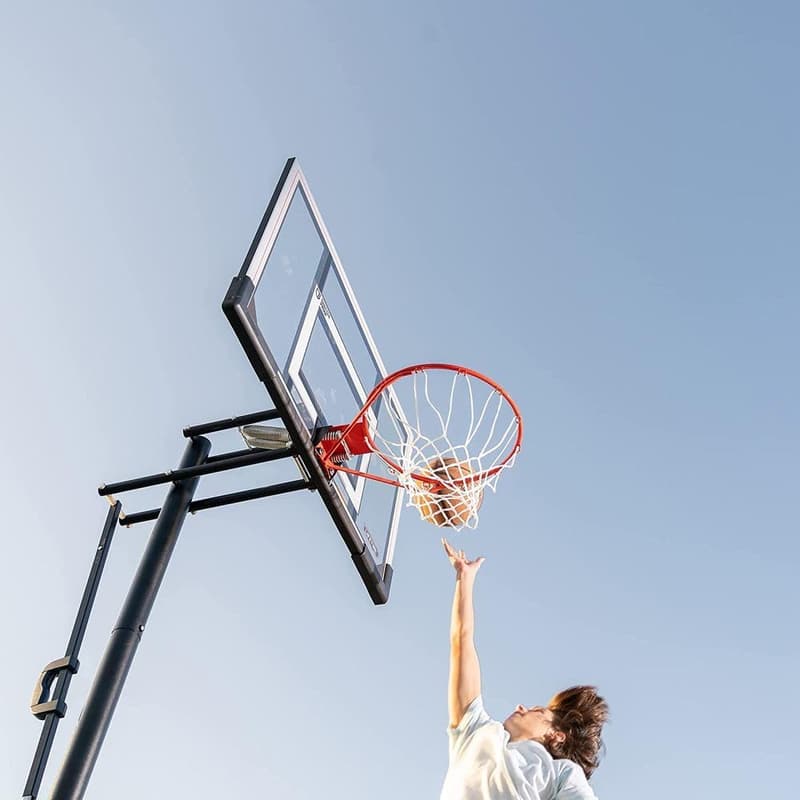 Portable Basketball System with 50