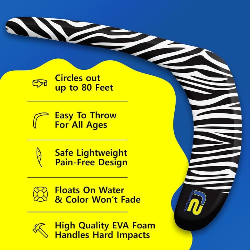 Beach Boomerang Toy - Fun Outdoor Game for All Ages