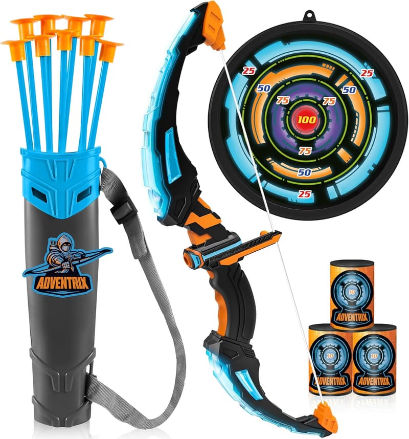 Light-Up Bow and Arrow Set for Kids – Indoor/Outdoor Play