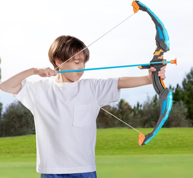 Light-Up Bow and Arrow Set for Kids – Indoor/Outdoor Play