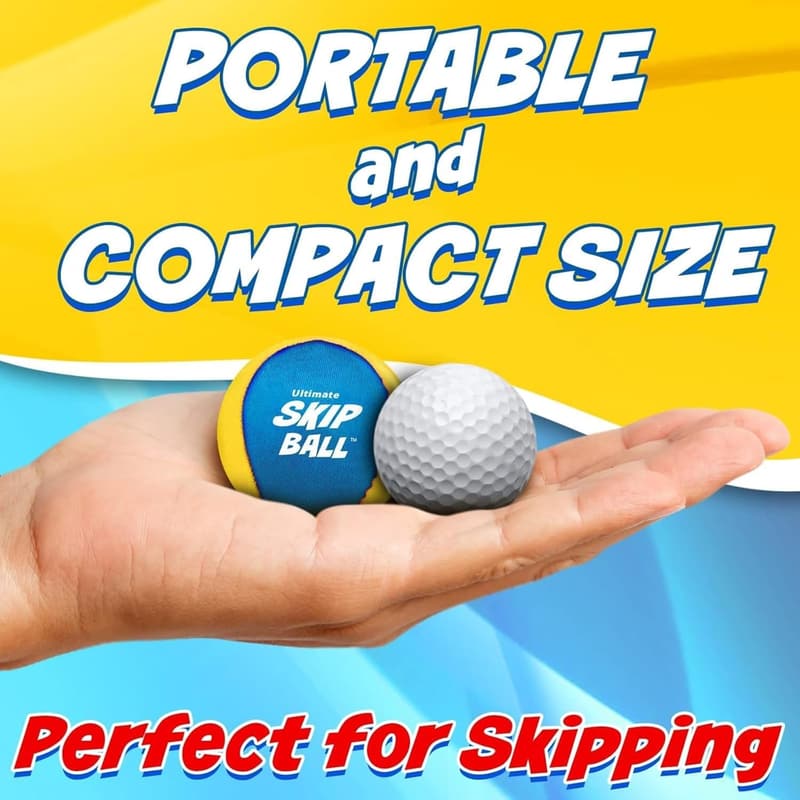 Ultimate Skip Ball Set – Water Bouncing Balls (2 Pack) for Beach Fun