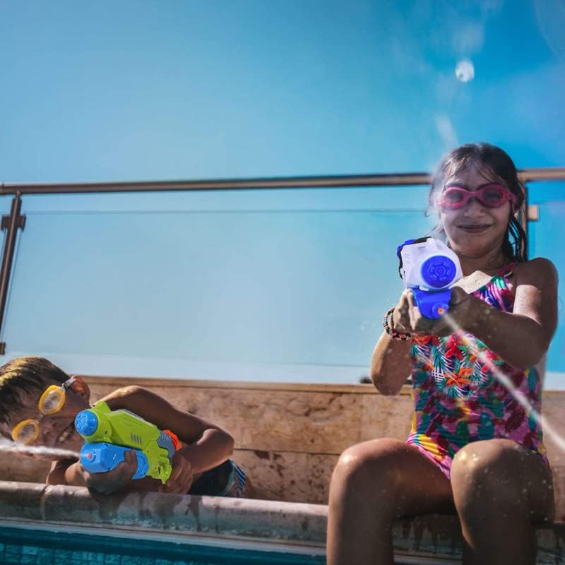Summer Water Guns – 4 Pack Powerful Soaker Blasters for Kids & Adults