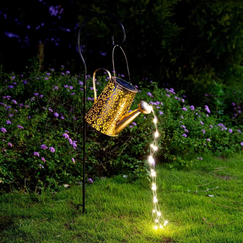 Large Solar Watering Can Lights for Outdoor Garden Decor