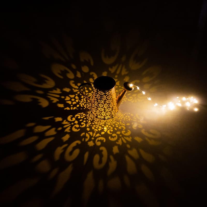 Large Solar Watering Can Lights for Outdoor Garden Decor