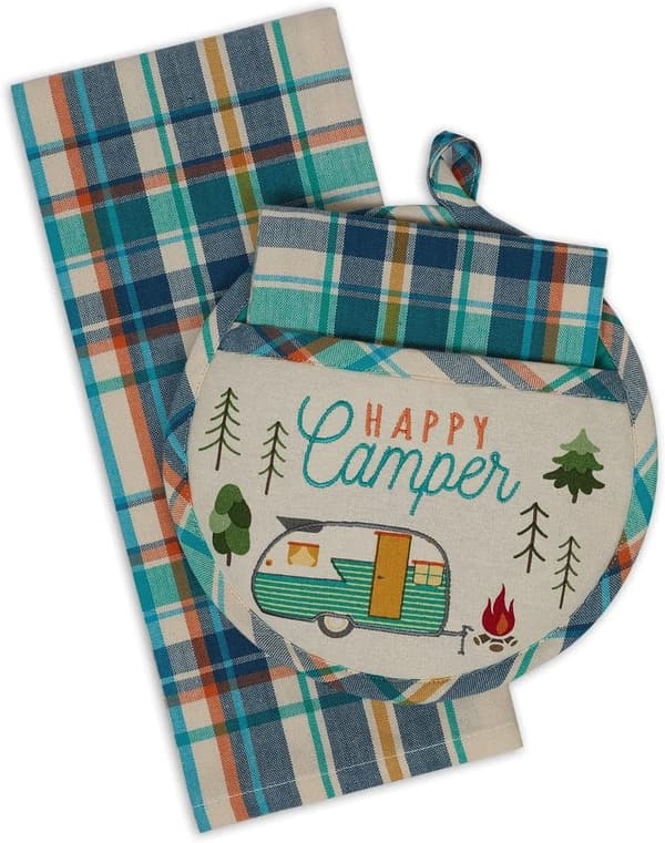 Happy Camper Potholder Set