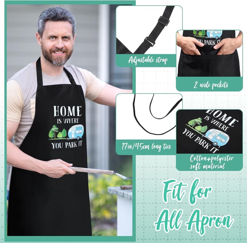 Camping Gift Set with Bamboo Cutting Board & Kitchen Accessories