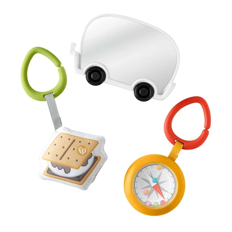 Camping Gift Set for Infants - 3 Outdoor-Themed Toys & Teether