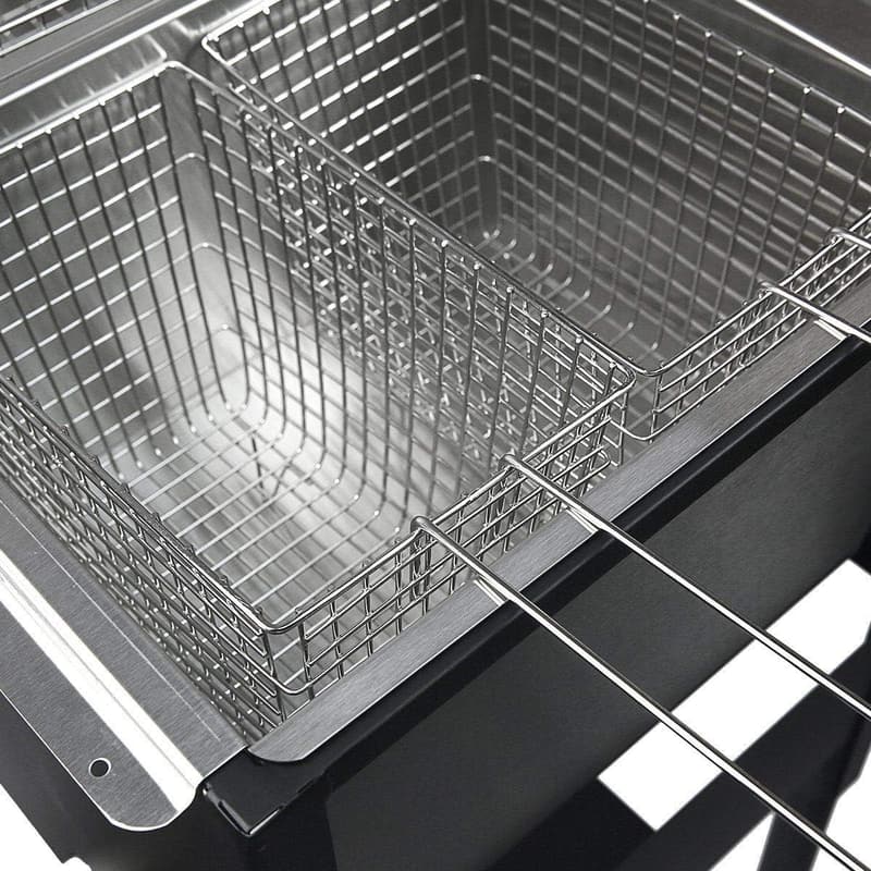 Outdoor Double Deep Fryer with Dual Burner - Propane