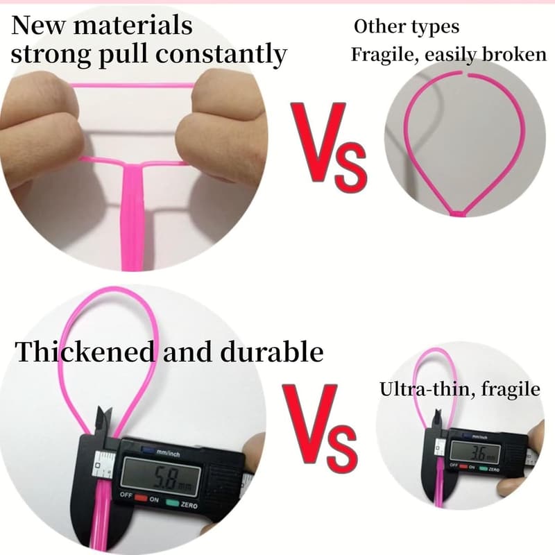 Hair Styling Tool Set for Women and Girls - 6pcs Topsy Tail & Loops
