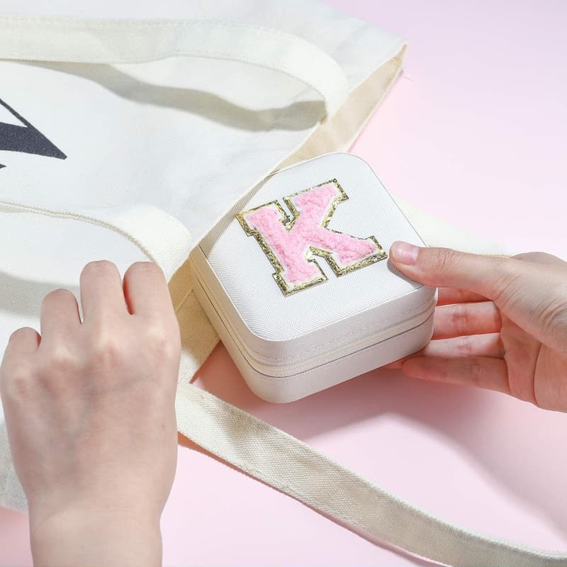 Bridesmaid Proposal Letter S Travel Jewelry Case - White