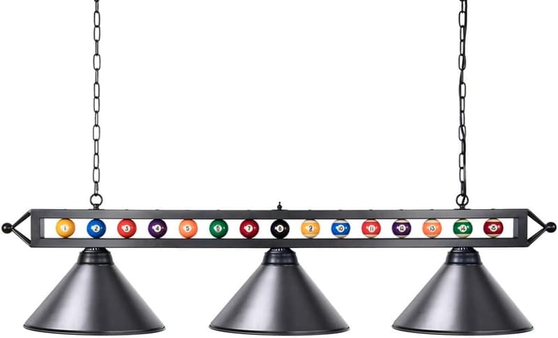Modern 3-Light Billiard Pendant Light for Game Room