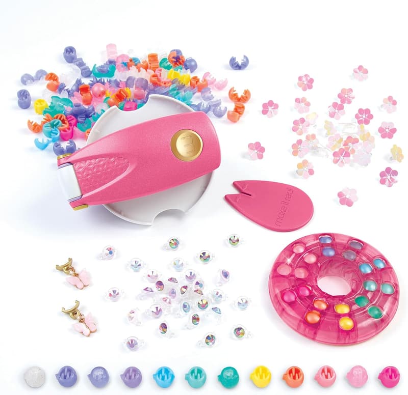 Snap N' Glam Hair Styling Set - Reusable Gems & Clips for Ages 8+