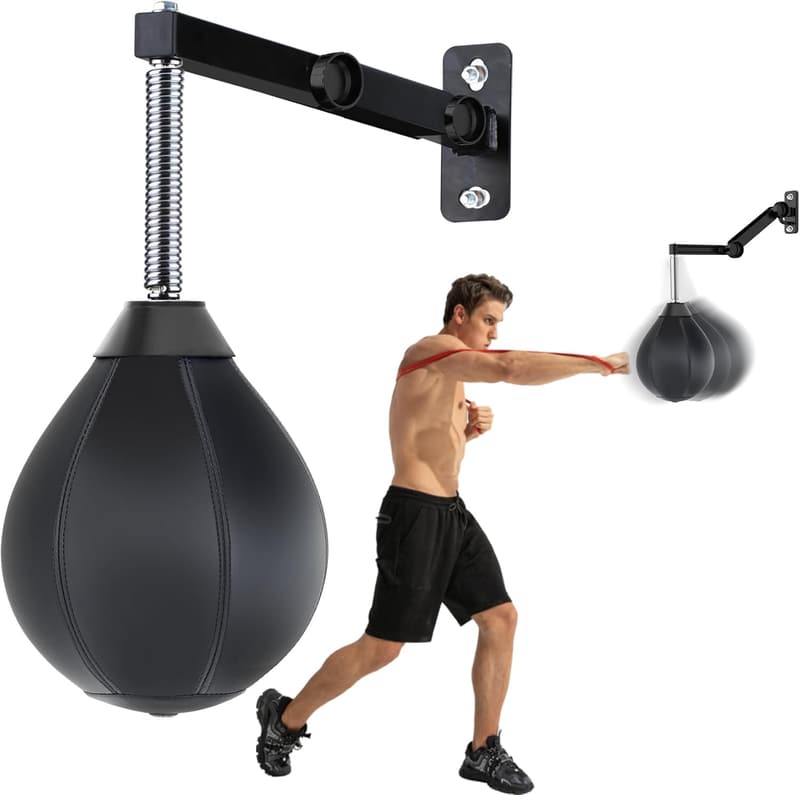 Adjustable Height Speed Bag for Boxing and Reflex Training