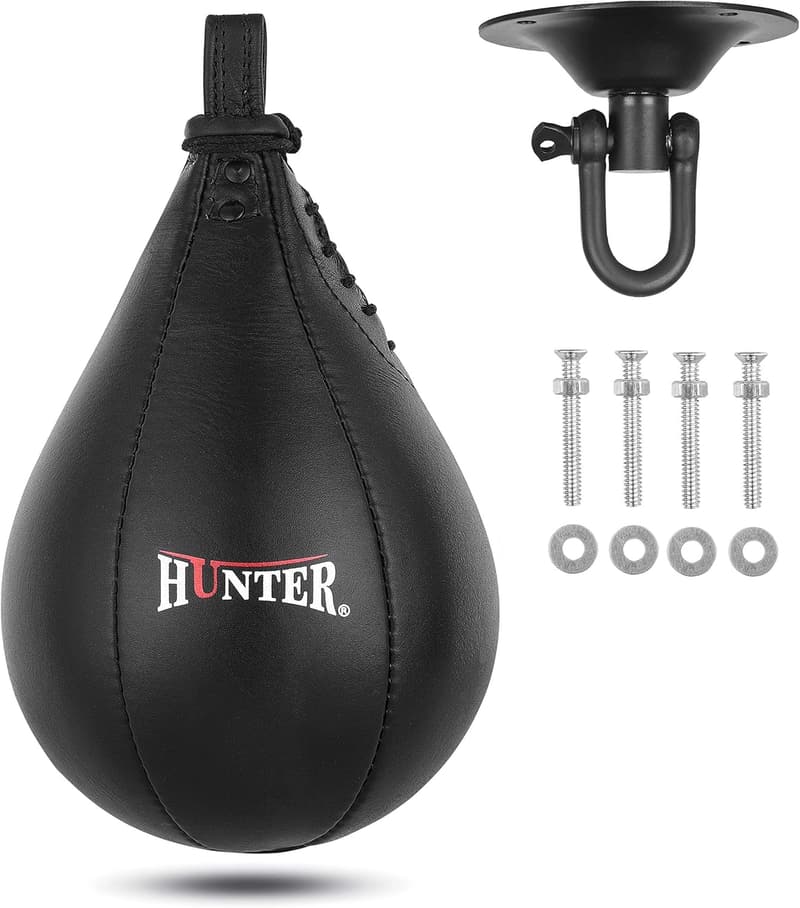 Hunter Leather Speed Bag - Boxing Training for Speed & Accuracy