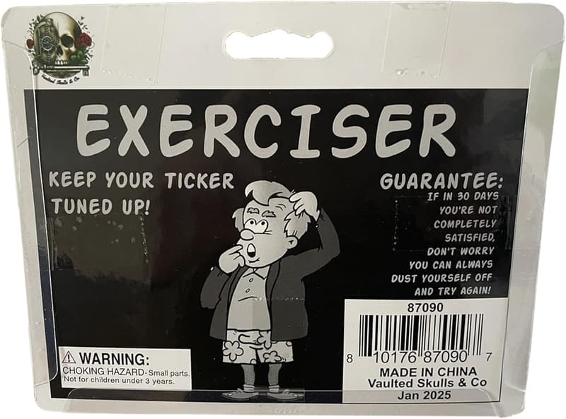 Over The Hill Birthday Gag Gift Exerciser for Seniors