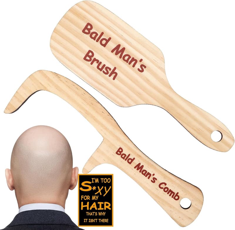 Bald Man's Comb - Funny Gag Gift for Father's Day