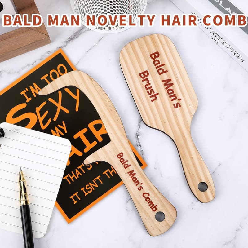 Bald Man's Comb - Funny Gag Gift for Father's Day