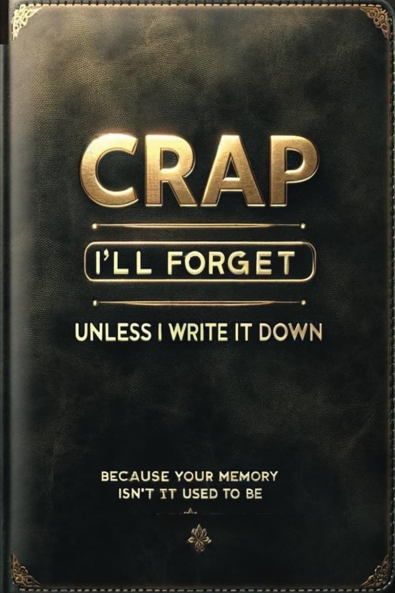 Funny Notebook for Seniors - 