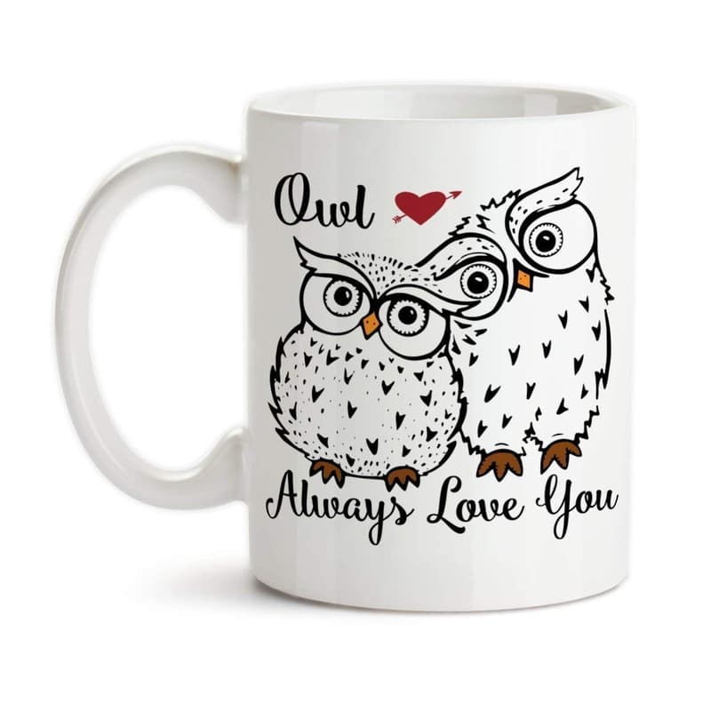 Owl Love Ceramic Coffee Mug – Loving Owls Design