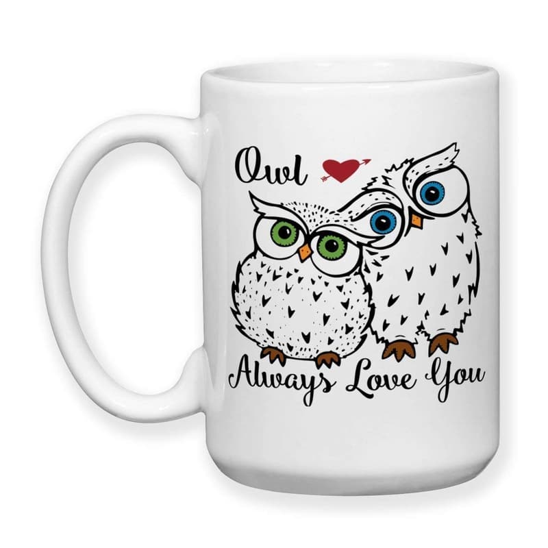Owl Love Ceramic Coffee Mug – Loving Owls Design