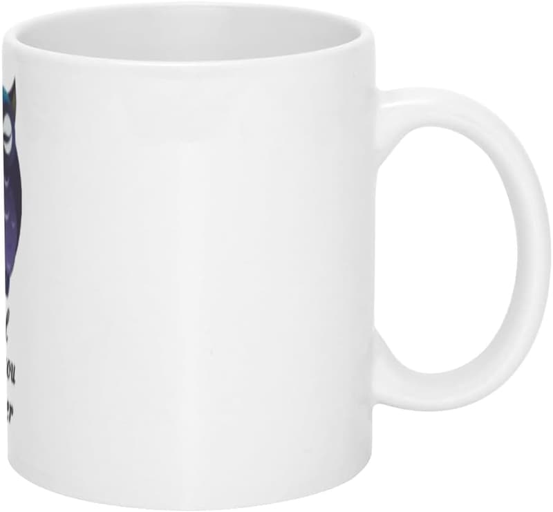 Owl-Themed Artistic Ceramic Mug - 