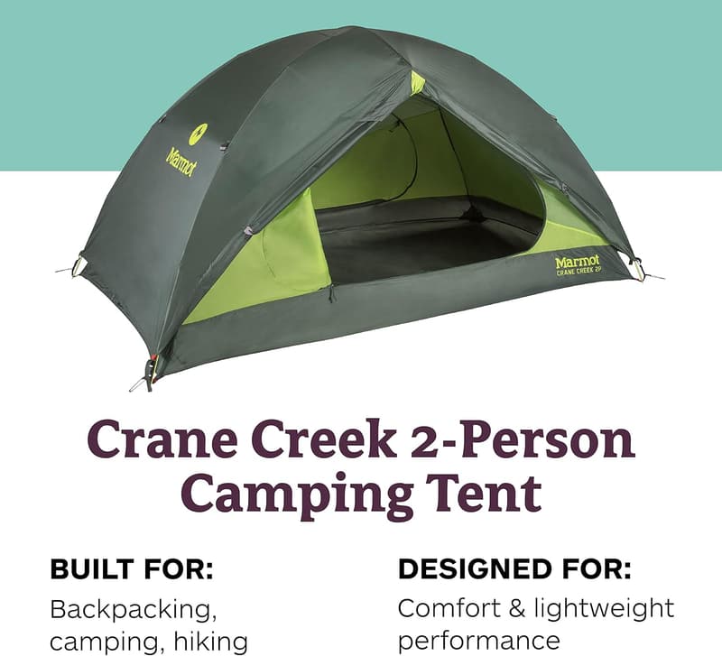 MARMOT Crane Creek 2P/3P Backpacking Tent & Footprints