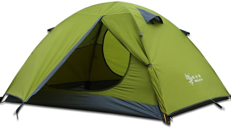 Lightweight 2-3 Person 3-4 Season Camping Tent with Awning